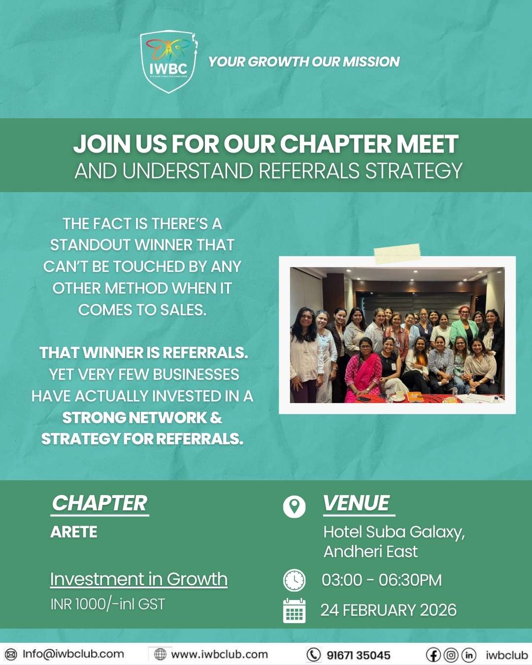 Chapter Arete Social Meet